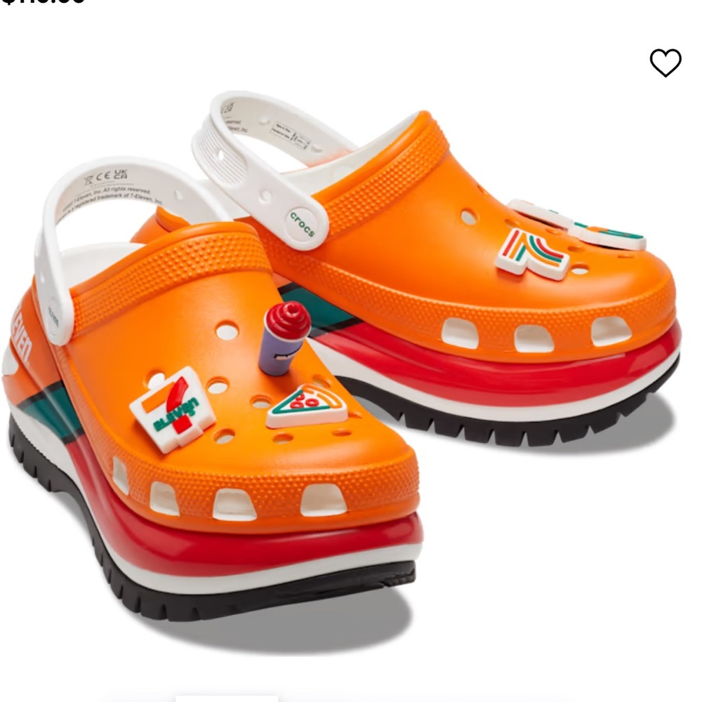 7-ELEVEN X CROCS MEGA CRUSH CLOG NWT